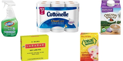 Top Coupons to Print Now (Clorox, Cottonelle, Organic Valley, Larabar & More)