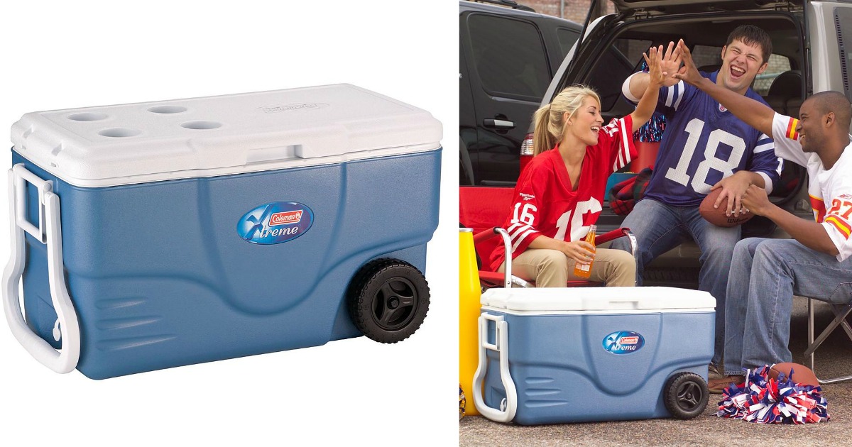 Coleman 62 best sale qt wheeled cooler