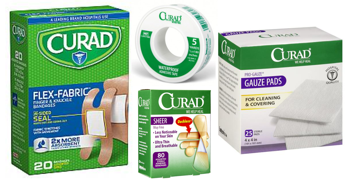 NEW 0.50/1 Any Curad Bandage, Gauze or Tape Product Coupon = Better
