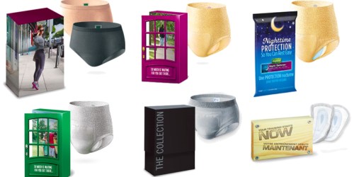 FREE Depend Sample Pack for Men or Women