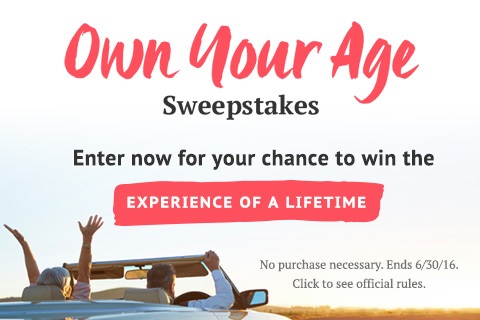 Plus Through June 30th Be Sure To Go Here Enter The Aarp Own Your Age Sweepstakes For A Chance Win 20 Or Book Gift Card Instantly