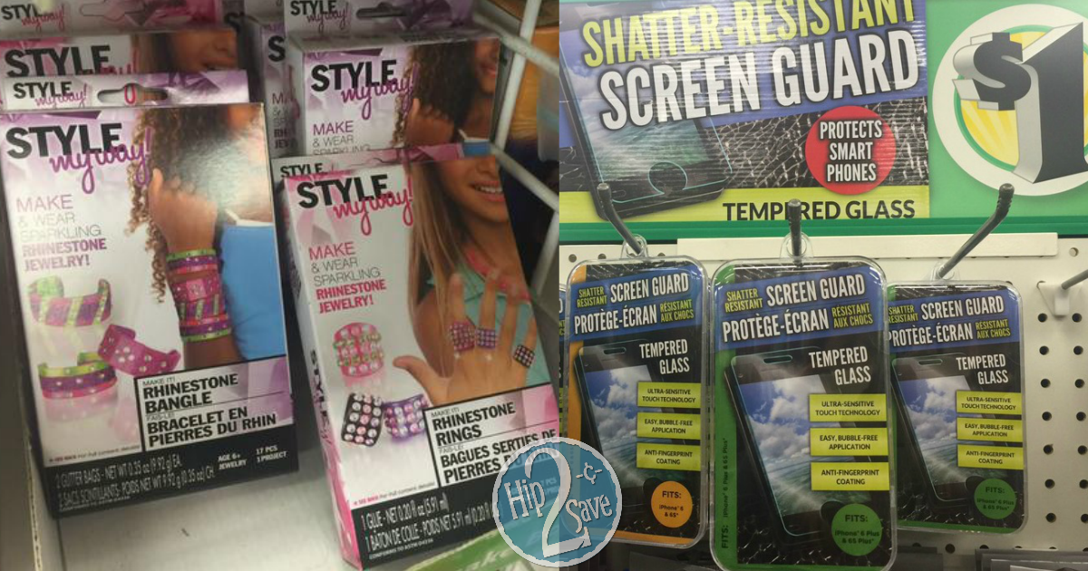 Dollar Tree Style My Way Jewelry Kits, Glass Screen Protectors + More Only 1 Each