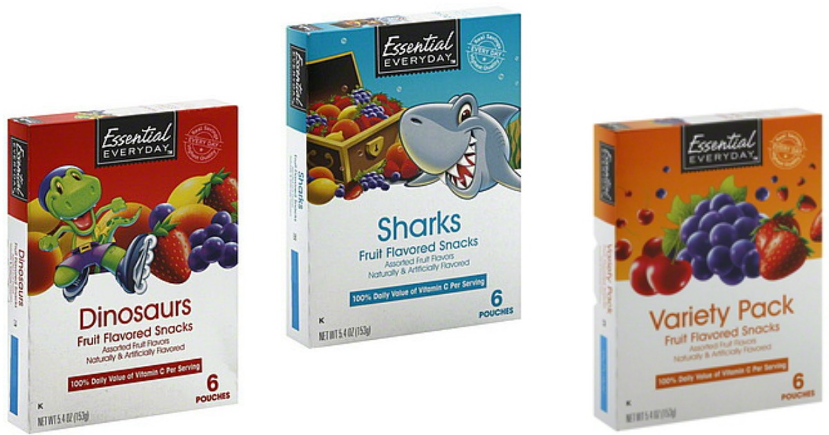 Essential Everyday fruit snacks