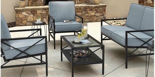 Kmart.com: 4 Piece Patio Set w/ Cushions Only $273.99 Shipped After Points (Regularly $549)