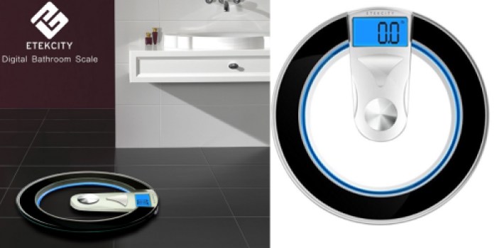 Amazon: Etekcity Digital Bathroom Scale ONLY $16.99 w/ Tempered Glass, LCD Display & More