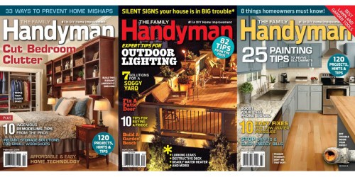 The Family Handyman Magazine Subscription ONLY $7.99 (Great Gift for Father’s Day)