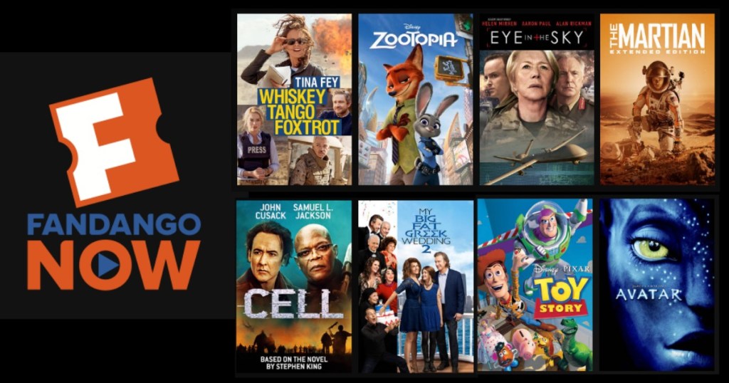 FandangoNOW FREE 4 Movie Credit (Must Redeem Code Today)