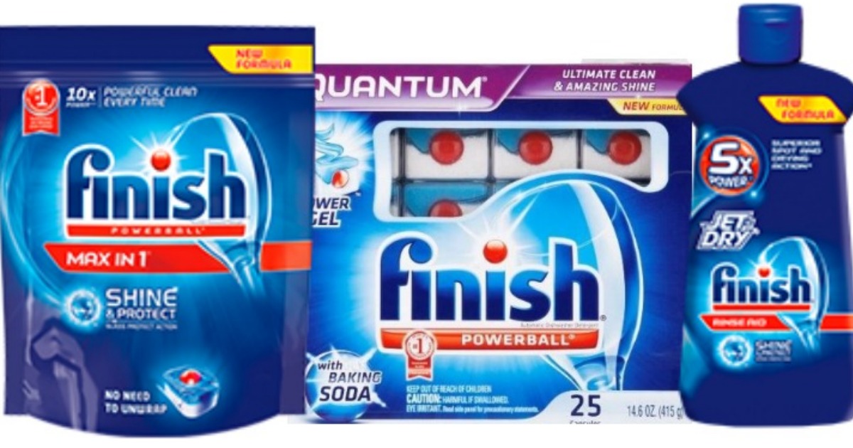 New Finish Dish Washer Detergent Coupons
