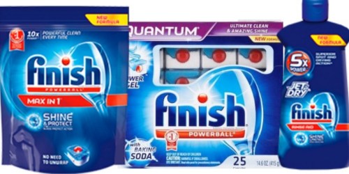 New Finish Dish Washer Detergent Coupons