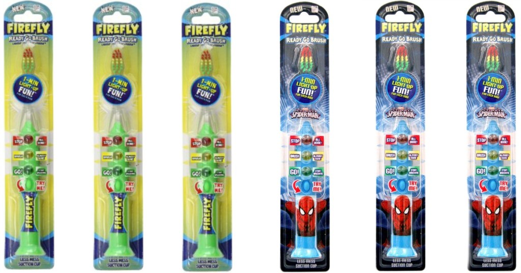 Firefly toothbrushes