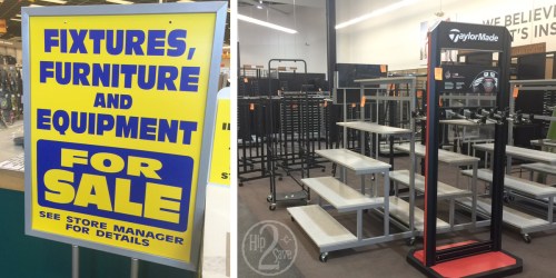 Sports Authority: Store Closing & Liquidation Sale on Furniture, Fixtures & Displays