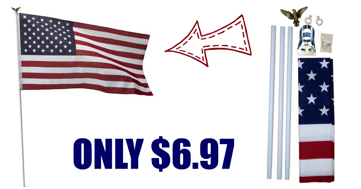 Lowe's 3x5 American Flag ONLY 6.97