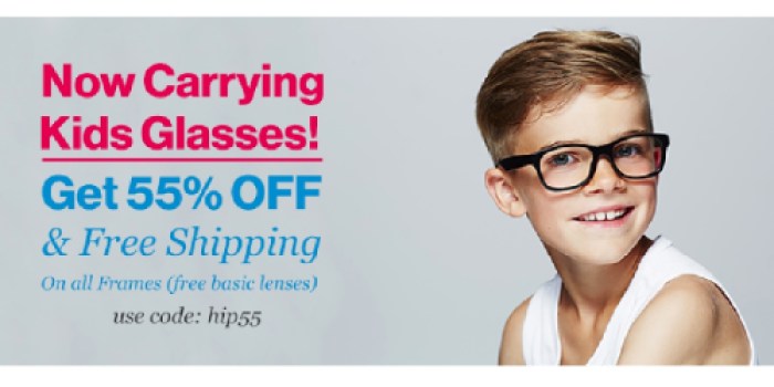 Now Carrying Kid’s Glasses! Score 55% Off Frames AND Free Shipping from GlassesUSA!