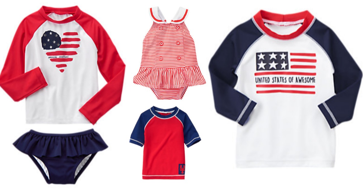 Gymboree FREE Shipping on ALL Orders = Baby Rash Guards 6.50 Shipped