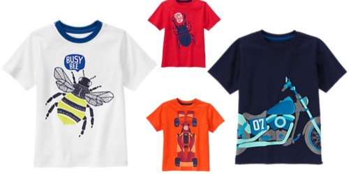 Gymboree: FREE Shipping on ALL Orders = Graphic Tees Starting at $5 Shipped (Reg. $14.95)