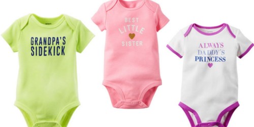 JCPenney: $10 Off $25 = Carter’s Bodysuits $2.52 Each