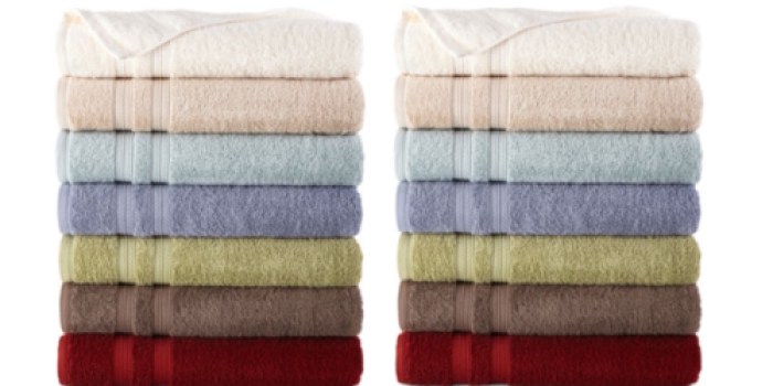 JCPenney.com: Home Expressions Bath Towels ONLY $3.39 Each (Regularly $10)