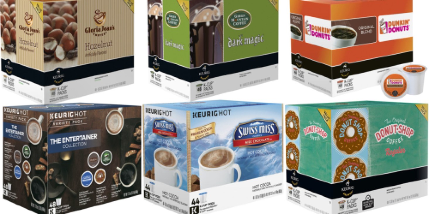Best Buy: Keurig K-Cups 44-48 Count Packs ONLY $19.99 (Regularly $34.99)