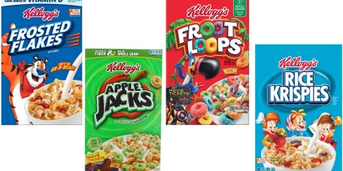 Walgreens: Kellogg’s Cereals Only $1.38 Each