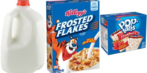 Dollar General: Free Gallon of Milk When You Buy 3 Kellogg’s Cereals or Pop-Tarts (Load eCoupon Today)