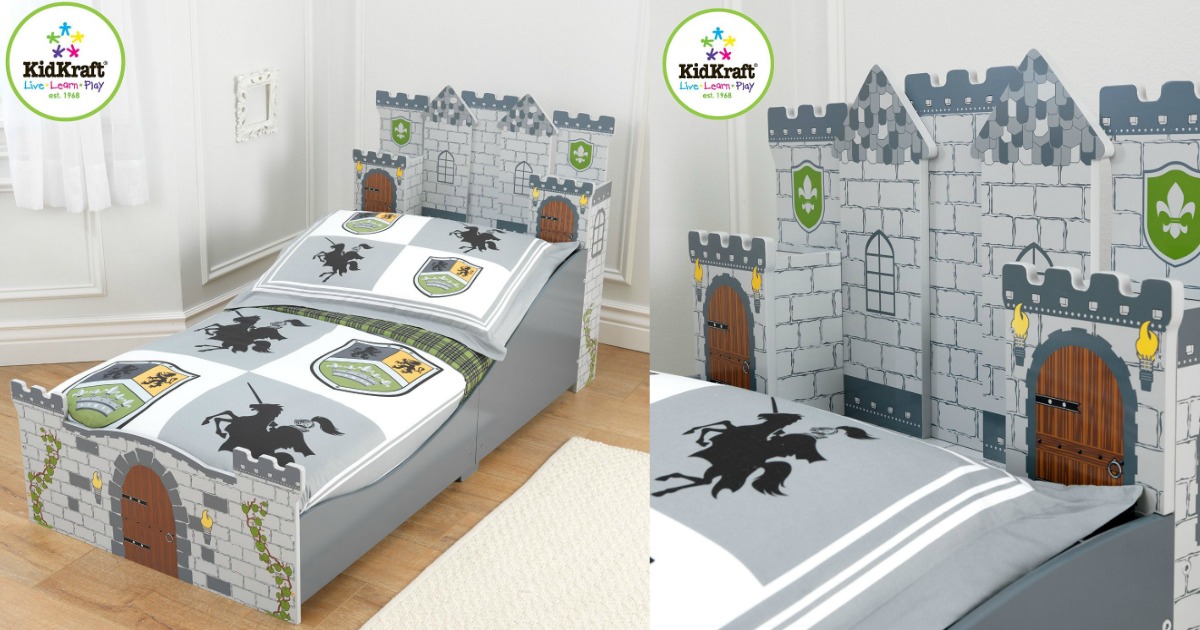 KidKraft Medieval Toddler Bed