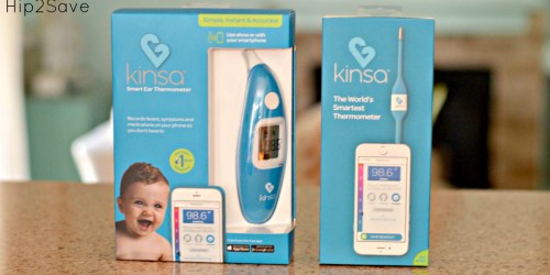 Kinsa Smart Ear Thermometer AND Stick Thermometer Only $49.99 Shipped (Exclusive Deal)