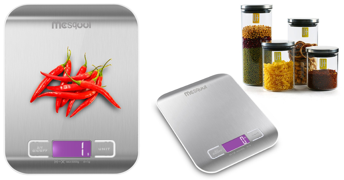 sur la table's stainless steel kitchen scale