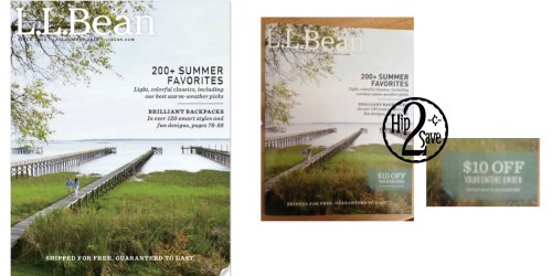 L.L. Bean Catalog: Possible $10 Off Order & Free Shipping = Free Item