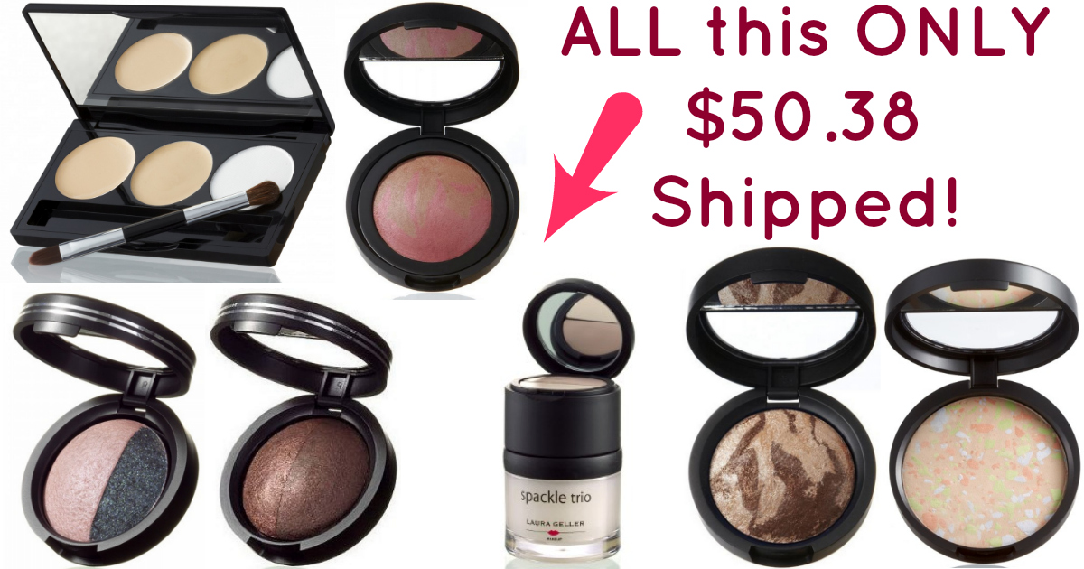 Laura Geller: Extra 50% Off Sitewide = Over $201 Worth of Cosmetics