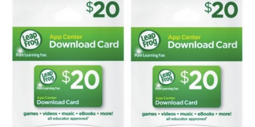 $20 LeapFrog Digital Download Card Only $9.99