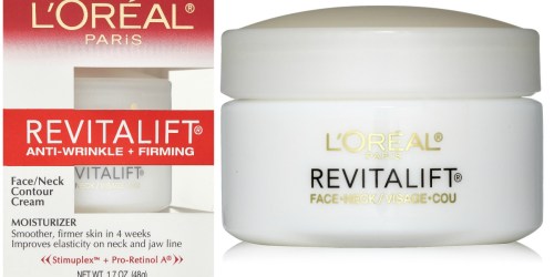 Amazon: L’Oreal Paris Advanced RevitaLift Face and Neck Day Cream Only $4.91 Shipped