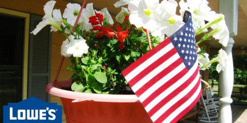 Lowe’s 4th of July Deals: $5 Hanging Baskets, 25% Off Patio Furniture & More (+ 10% Off Military Discount)