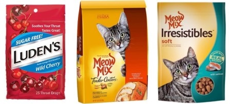 Luden's and Meow Mix