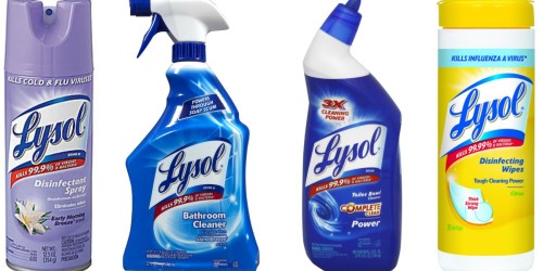 Four New Lysol Coupons = Nice Deals at Walgreens & Target