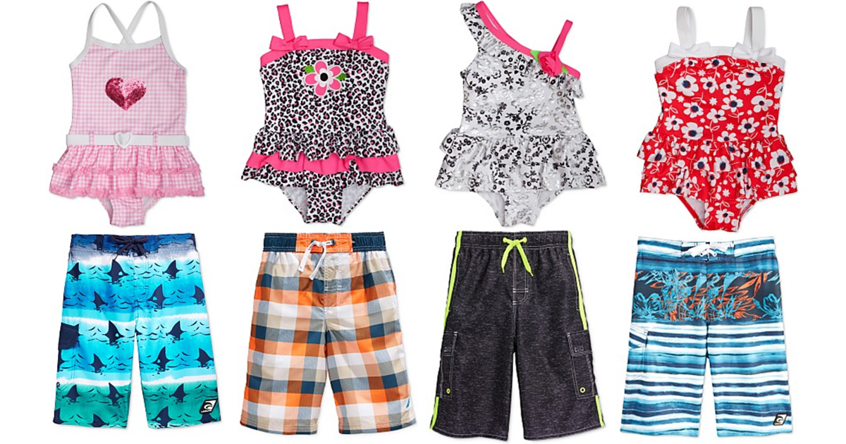 Macy's: Girl's Swimwear Only $7.19 (Regularly $30) + Boy's Trunks Only ...