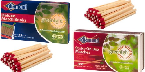 Rare $0.25/1 ANY Diamond Matches Coupon (No Size Exclusions – Valid Through 12/31/16)