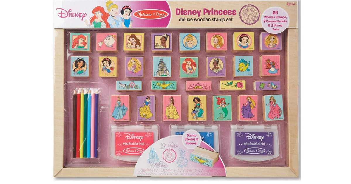 melissa and doug princess stamp set