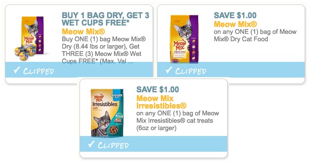 Meow Mix coupons