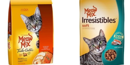 Three New Meow Mix Coupons = Irresistibles Cat Treats Only $1.69 at Target