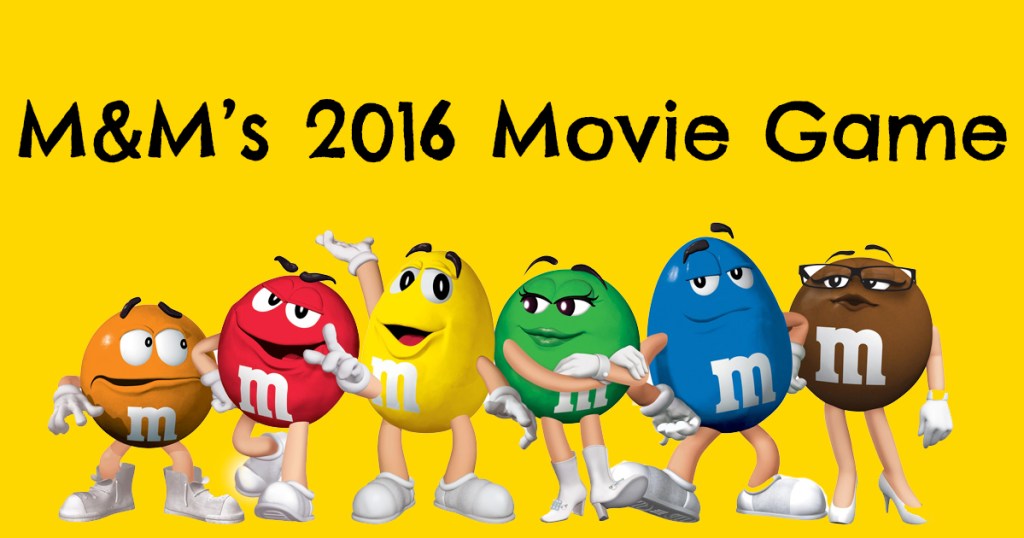 M&M’s Movie Game: Enter to Win Movie Tickets or e-Movie Cash via Text