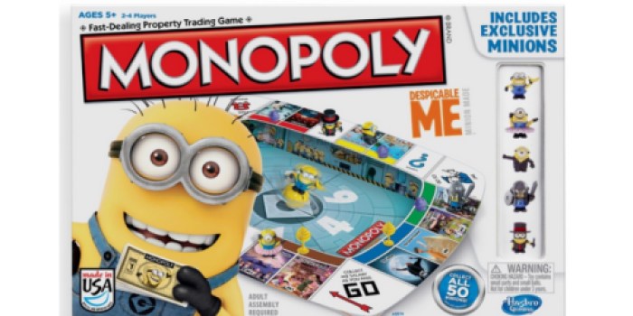 Monopoly Game Despicable Me Edition Only $13.44 (Regularly $19.99)