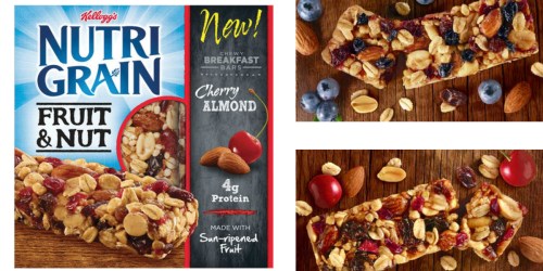 New $0.75/1 Kellogg’s Nutri-Grain Fruit & Nut Bars Coupon