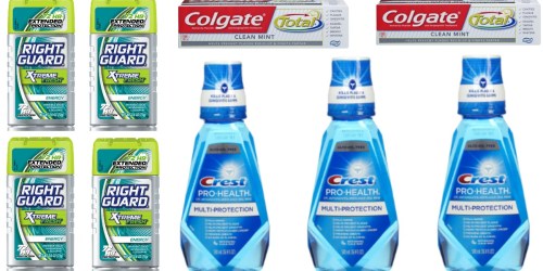 Walgreens: Possible Better Than FREE Right Guard, Crest & Colgate Products