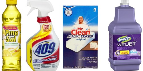 LOTS of New Cleaning Coupons (Save On Swiffer, PineSol, Tilex, Mr. Clean & More)