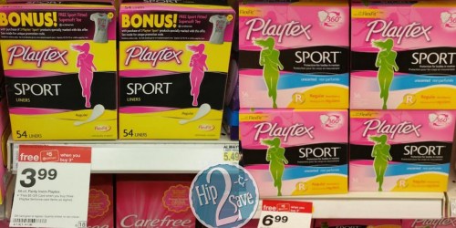 Two New Playtex Sport Coupons = Playtex Sport Liners Only $1.32 at Target