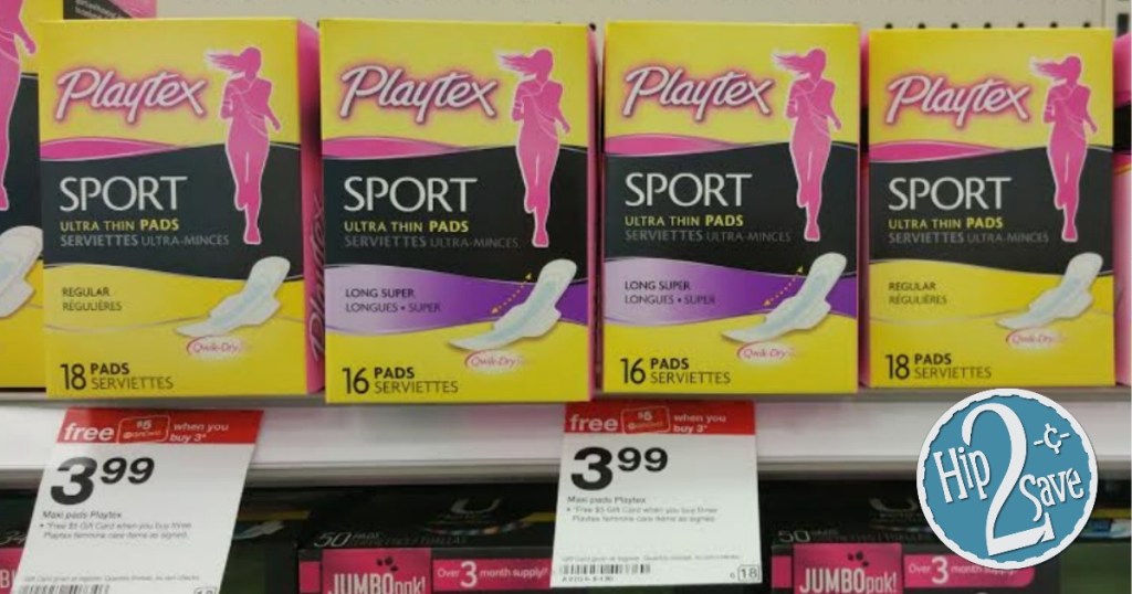 Playtex Sport Pads at Target Hip2Save