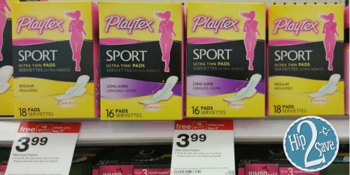 Target: Playtex Sport Pads Only 32¢ Per Box