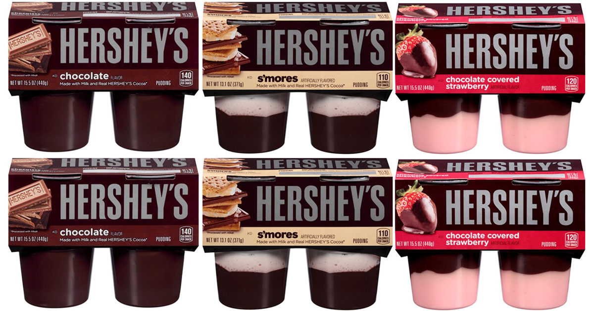 Print this new $0.75/1 Hershey's Ready-to-eat Pudding Snacks 4 pac...