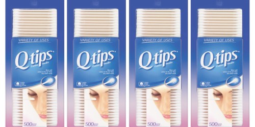 Amazon: 4 Pack of Q-tips 500-Count Boxes Only $8.63 Shipped (Just $2.16 Each)