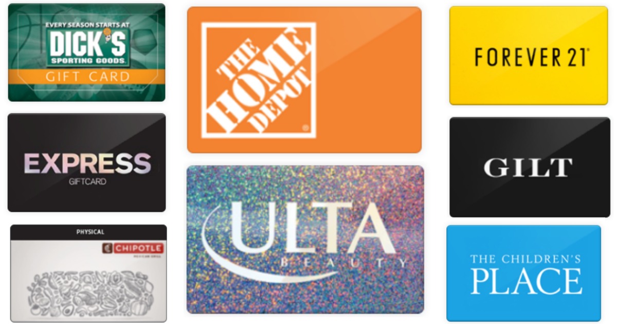 BIG Savings on Discounted Gift Cards (Ulta, Home Depot